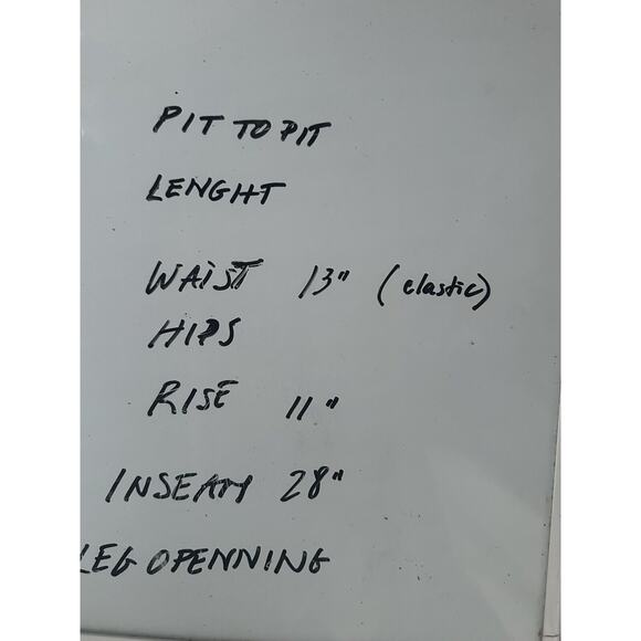 Daydreamer Records Ivory Slouchy Cotton Boyfriend Jogger Sweatpants Womens Small - Picture 9 of 11